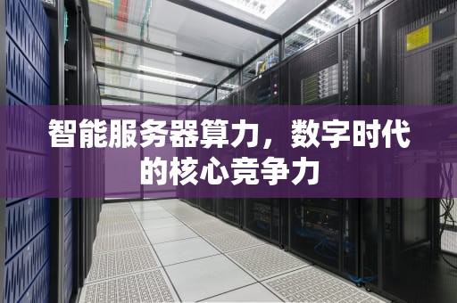 智能服务器算力，数字时代的核心竞争力