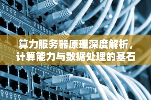 算力服务器原理深度解析，计算能力与数据处理的基石