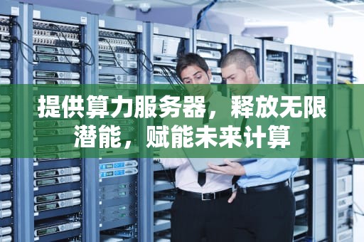 提供算力服务器，释放无限潜能，赋能未来计算