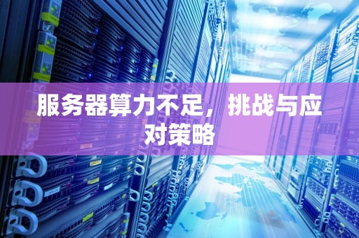 服务器算力不足，挑战与应对策略