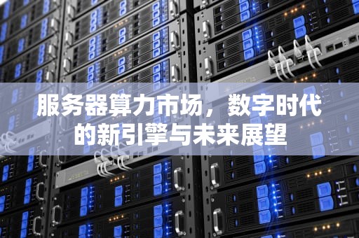 服务器算力市场，数字时代的新引擎与未来展望