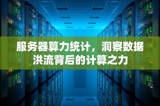 服务器算力统计，洞察数据洪流背后的计算之力