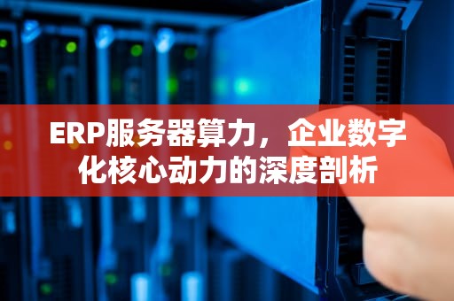 ERP服务器算力，企业数字化核心动力的深度剖析