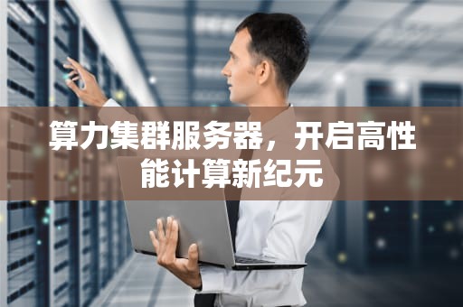 算力集群服务器，开启高性能计算新纪元