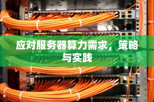 应对服务器算力需求，策略与实践