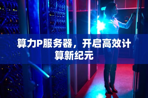 算力P服务器，开启高效计算新纪元