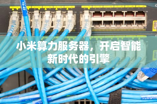 小米算力服务器，开启智能新时代的引擎