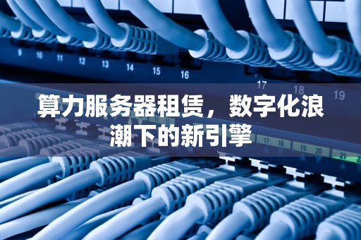 算力服务器租赁，数字化浪潮下的新引擎