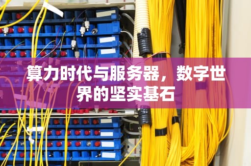 算力时代与服务器，数字世界的坚实基石
