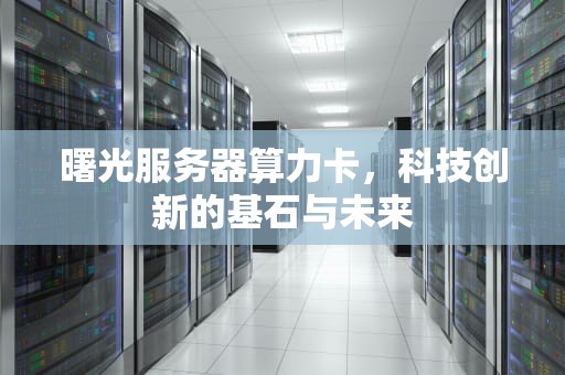 曙光服务器算力卡，科技创新的基石与未来