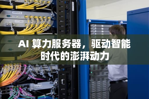AI 算力服务器，驱动智能时代的澎湃动力