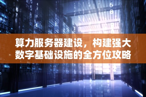 算力服务器建设，构建强大数字基础设施的全方位攻略