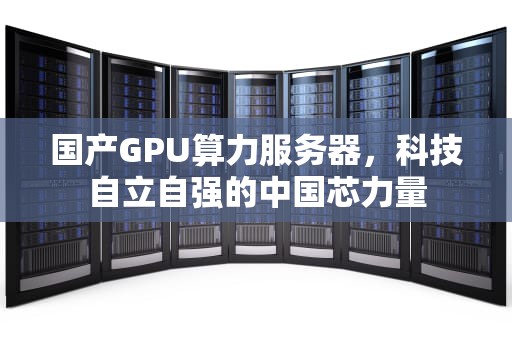 国产GPU算力服务器，科技自立自强的中国芯力量