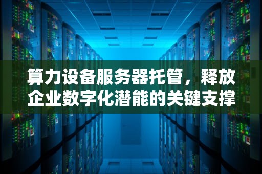 算力设备服务器托管，释放企业数字化潜能的关键支撑