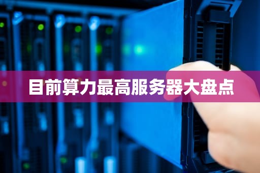 目前算力最高服务器大盘点