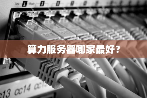 算力服务器哪家最好？