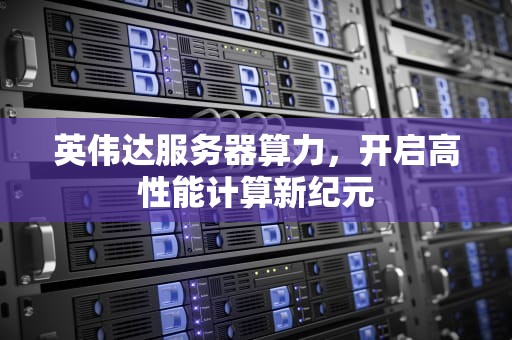 英伟达服务器算力，开启高性能计算新纪元