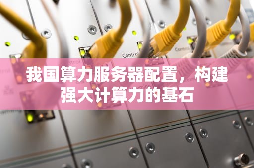我国算力服务器配置，构建强大计算力的基石