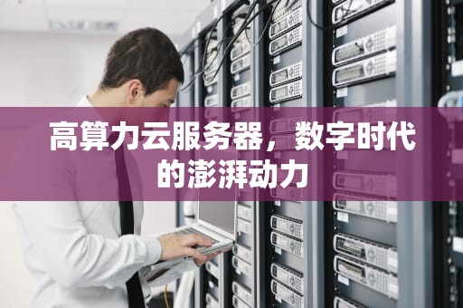 高算力云服务器，数字时代的澎湃动力
