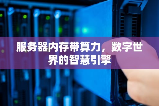 服务器内存带算力，数字世界的智慧引擎