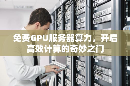 免费GPU服务器算力，开启高效计算的奇妙之门