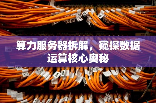 算力服务器拆解，窥探数据运算核心奥秘
