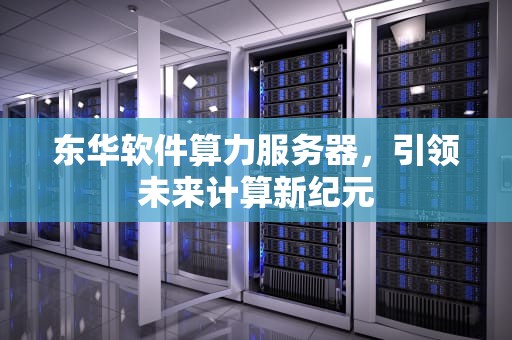 东华软件算力服务器，引领未来计算新纪元