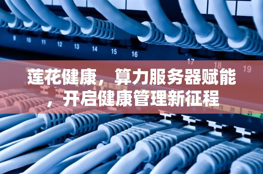 莲花健康，算力服务器赋能，开启健康管理新征程