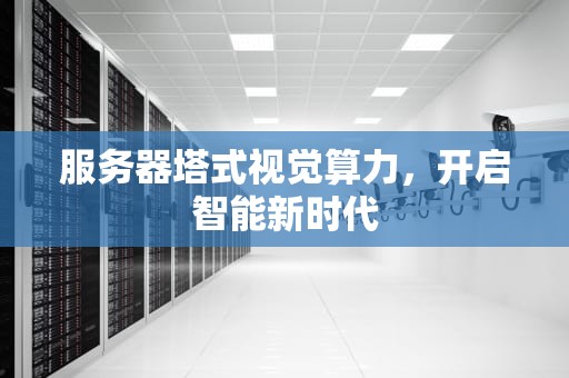 服务器塔式视觉算力，开启智能新时代