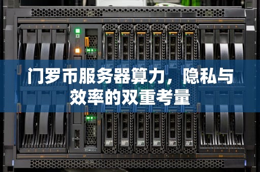 门罗币服务器算力，隐私与效率的双重考量