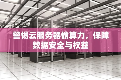 警惕云服务器偷算力，保障数据安全与权益