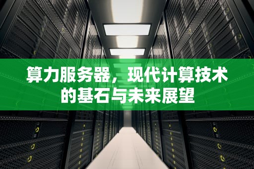 算力服务器，现代计算技术的基石与未来展望