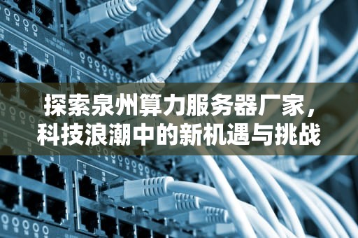 探索泉州算力服务器厂家，科技浪潮中的新机遇与挑战