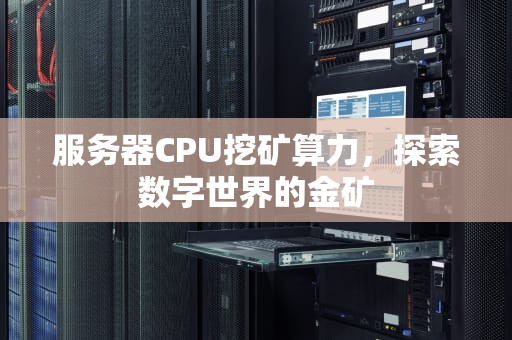 服务器CPU挖矿算力，探索数字世界的金矿