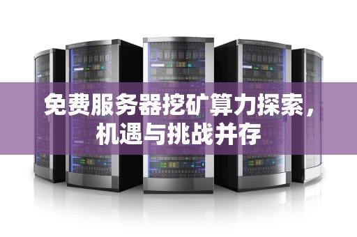 免费服务器挖矿算力探索，机遇与挑战并存