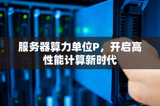 服务器算力单位P，开启高性能计算新时代