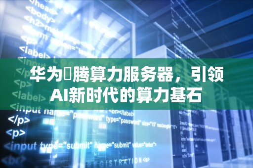 华为昇腾算力服务器，引领AI新时代的算力基石