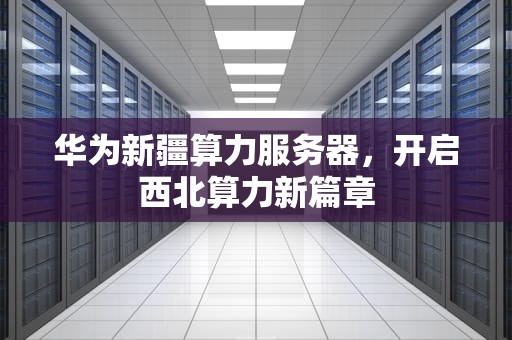 华为新疆算力服务器，开启西北算力新篇章