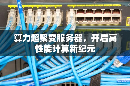 算力超聚变服务器，开启高性能计算新纪元