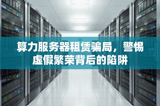 算力服务器租赁骗局，警惕虚假繁荣背后的陷阱