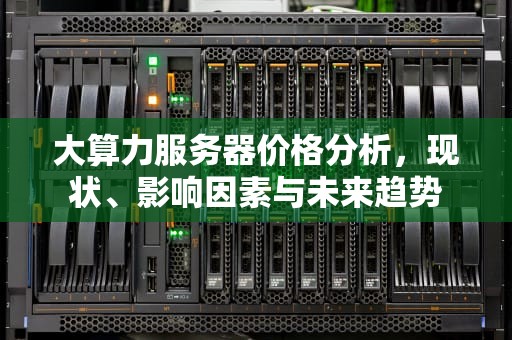 大算力服务器价格分析，现状、影响因素与未来趋势