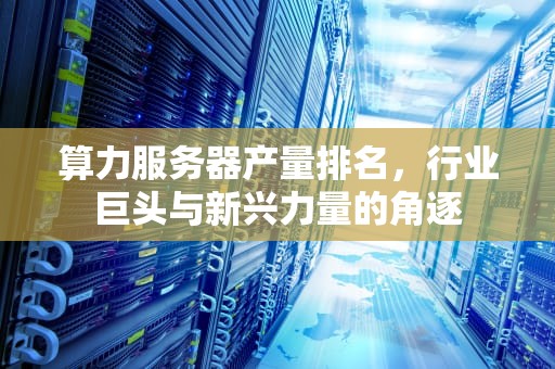 算力服务器产量排名，行业巨头与新兴力量的角逐