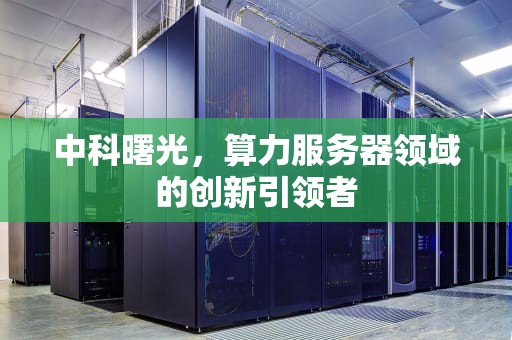 中科曙光，算力服务器领域的创新引领者