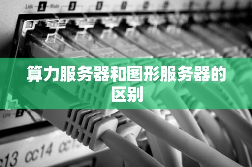 算力服务器和图形服务器的区别