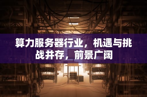 算力服务器行业，机遇与挑战并存，前景广阔