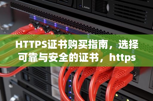 HTTPS证书购买指南，选择可靠与安全的证书，https证书购买价格