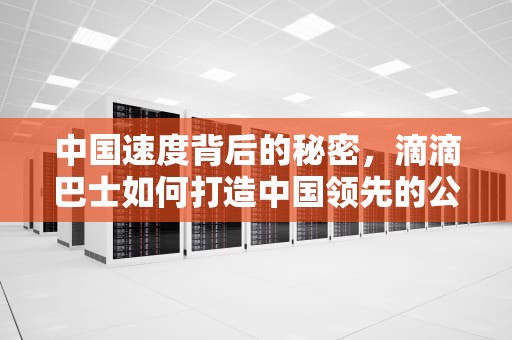 中国速度背后的秘密，滴滴巴士如何打造中国领先的公共交通平台，滴滴巴士怎么乘坐