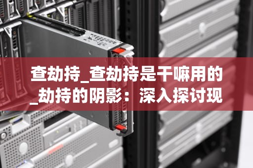 查劫持_查劫持是干嘛用的_劫持的阴影：深入探讨现代社会的绑架犯罪