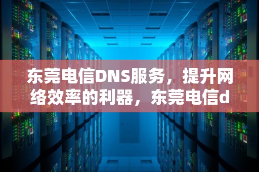 东莞电信DNS服务，提升网络效率的利器，东莞电信dns首选和备用填多少