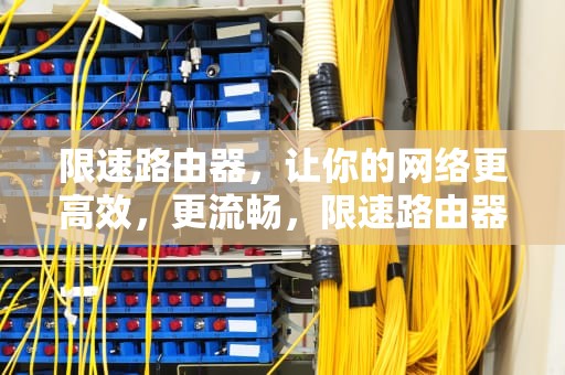 限速路由器，让你的网络更高效，更流畅，限速路由器怎么设置